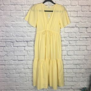💥SOLD💥LAST CALL! NWT Madewell Yellow Stripe Dress